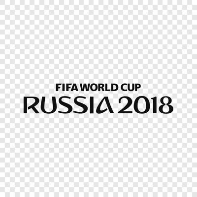 2018 FIFA World Cup black logo