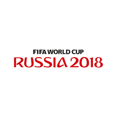 2018 FIFA World Cup logo on white background