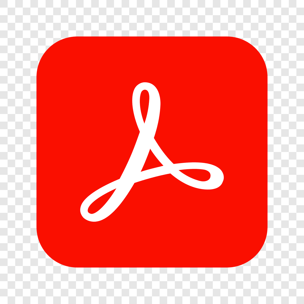 Adobe Acrobat logo transparent PNG