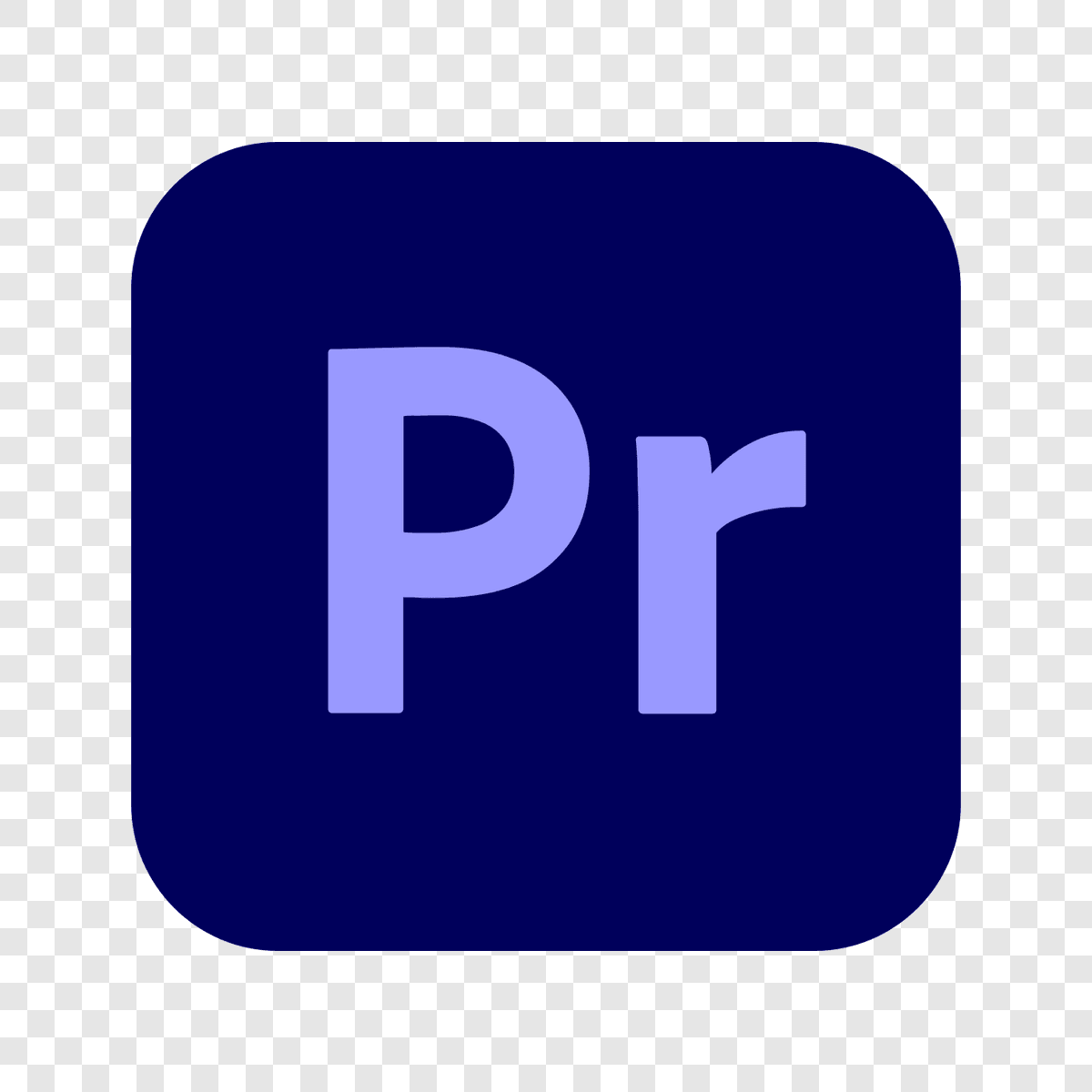 Adobe Premiere logo transparent PNG