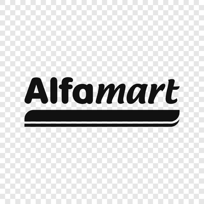 Alfamart black logo