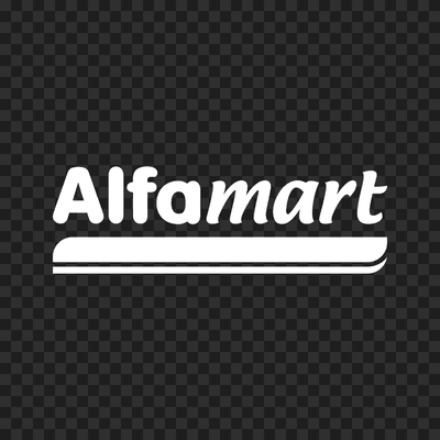 Alfamart white logo