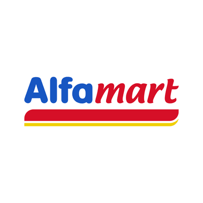 Alfamart logo on white background