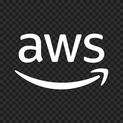 Amazon Web Services white logo