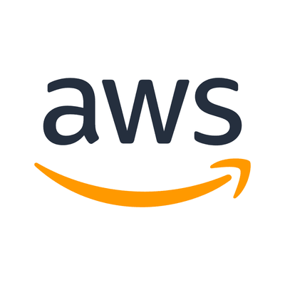 Amazon Web Services logo on white background