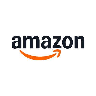 Amazon logo on white background