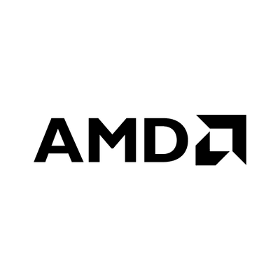AMD logo on white background