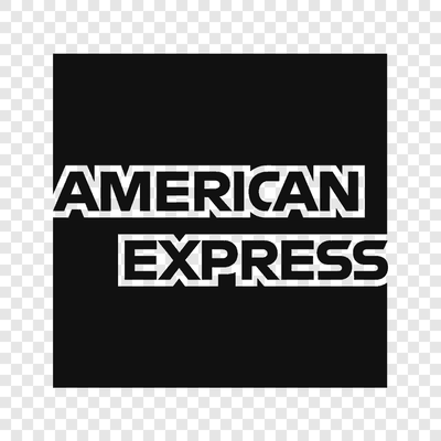 Logo American Express hitam