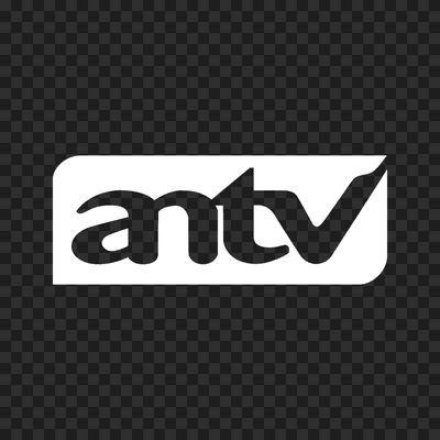 ANTV white logo