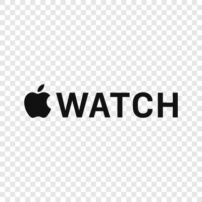 Apple Watch black logo
