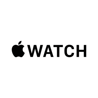 Apple Watch logo on white background