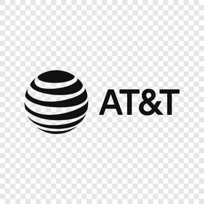 Logo AT&T hitam