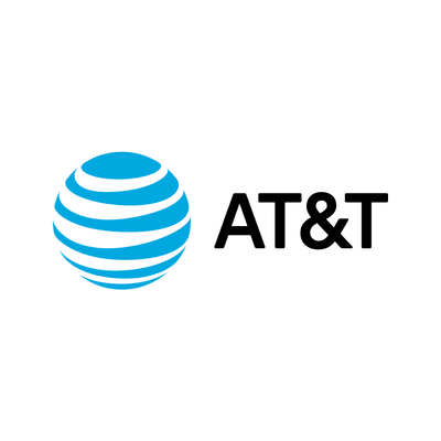 Logo AT&T latar putih