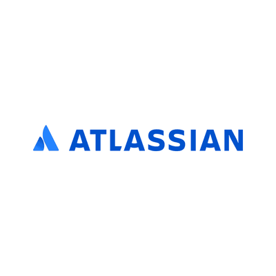 Atlassian logo on white background