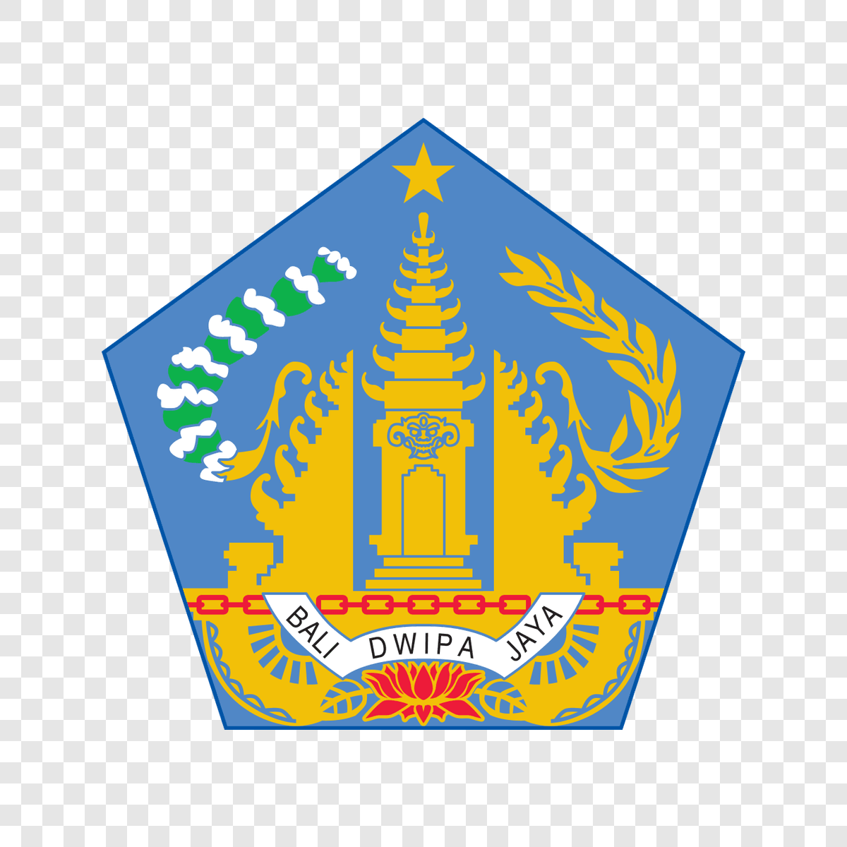 Bali Province logo transparent PNG