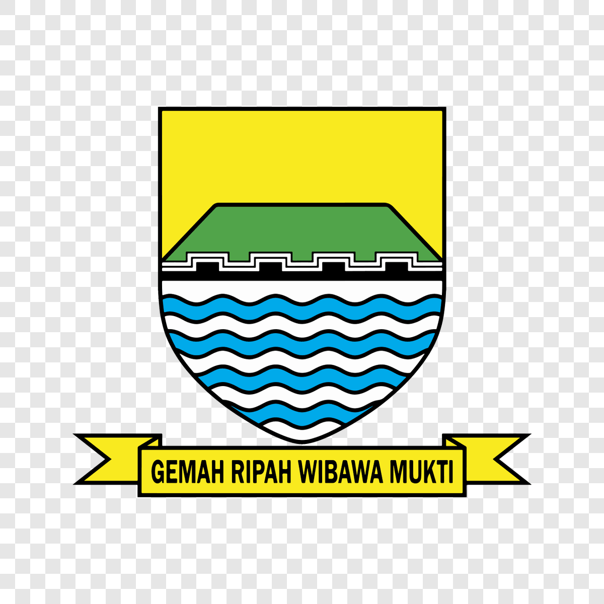 Bandung City logo transparent PNG