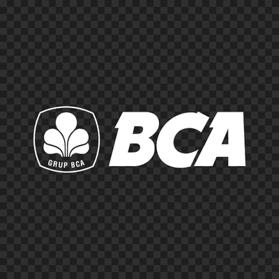 Logo Bank Central Asia putih