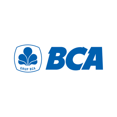 Logo Bank Central Asia latar putih