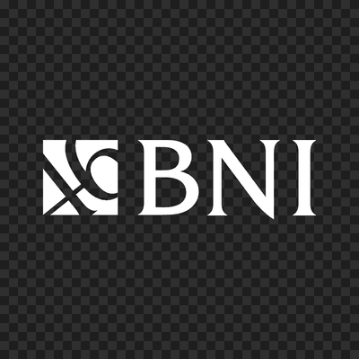 Logo Bank Negara Indonesia putih