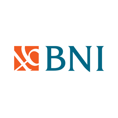 Logo Bank Negara Indonesia latar putih