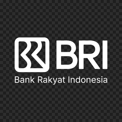 Bank Rakyat Indonesia (BRI) white logo
