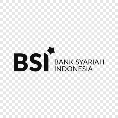 Logo Bank Syariah Indonesia hitam