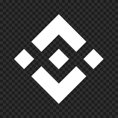 Binance white logo