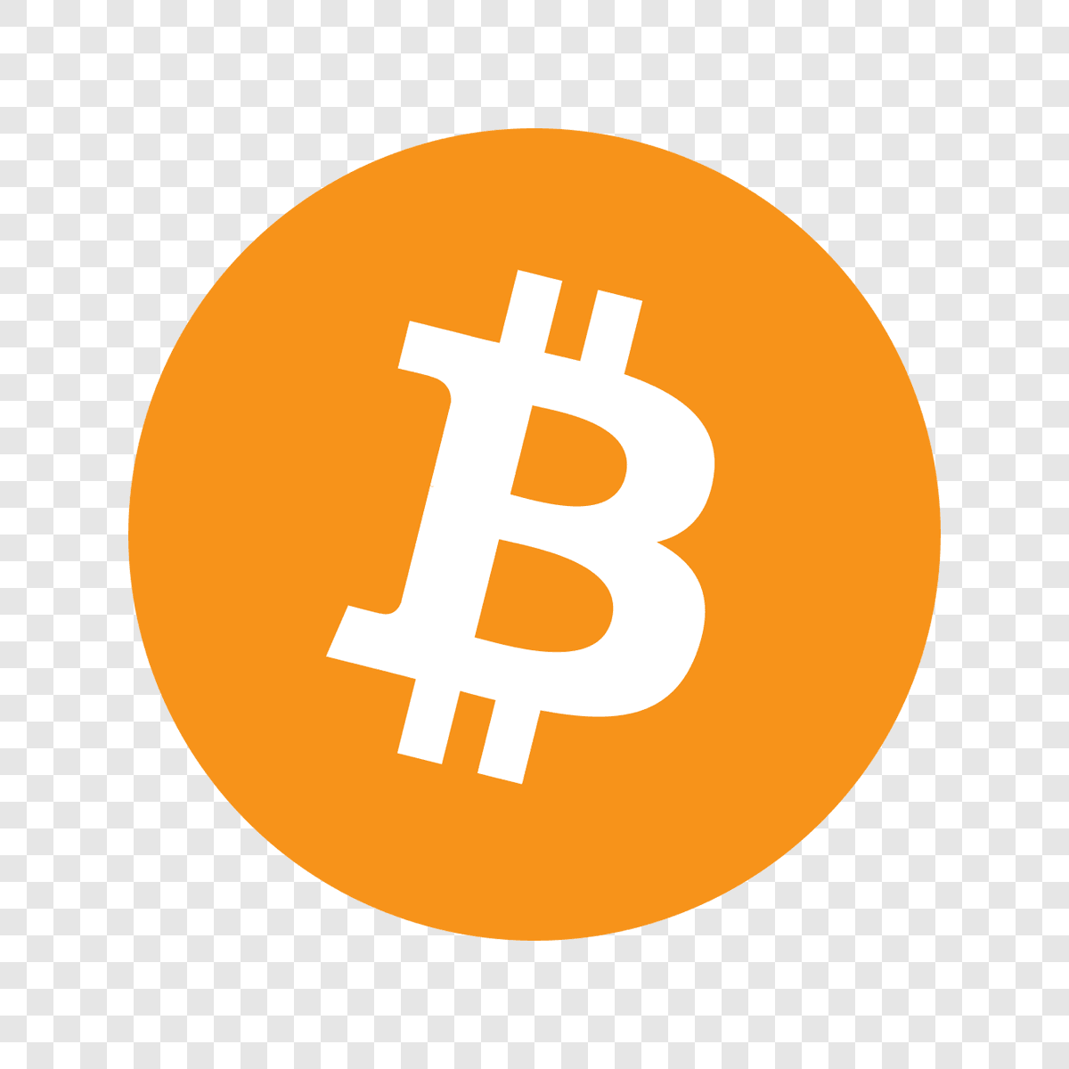 Logo Bitcoin PNG transparan