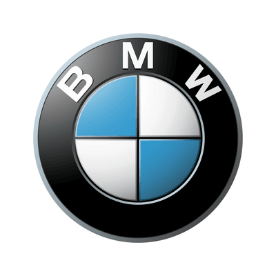 Logo BMW latar putih