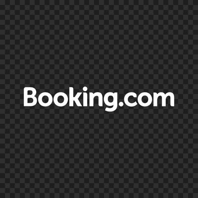Booking.com white logo