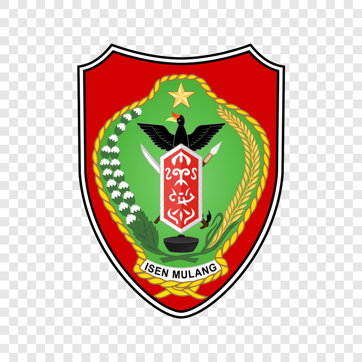 Logo Provinsi Kalimantan Tengah PNG transparan