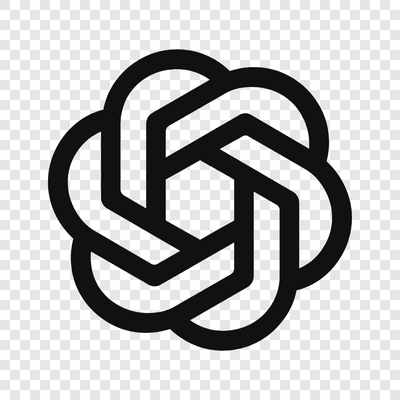 ChatGPT black logo
