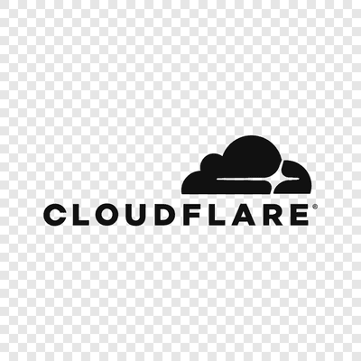 Cloudflare black logo