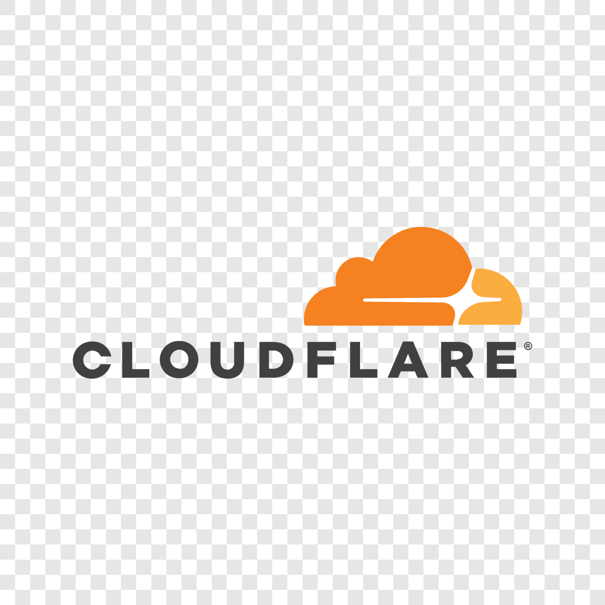Cloudflare logo transparent PNG