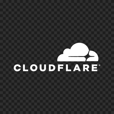 Cloudflare white logo