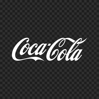 Coca-Cola white logo