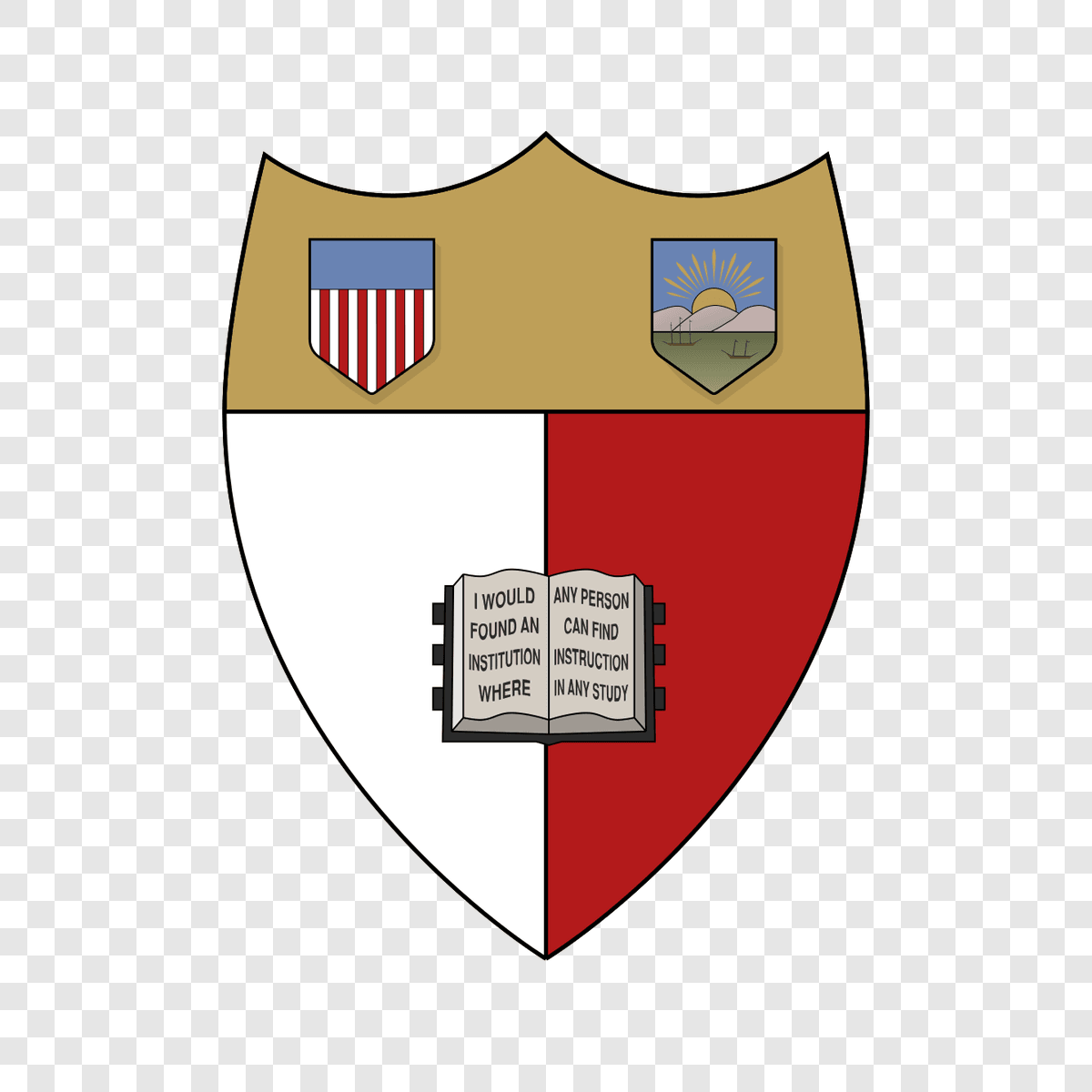 Cornell University logo transparent PNG