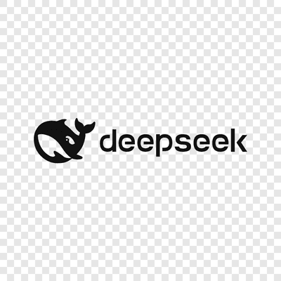 DeepSeek black logo