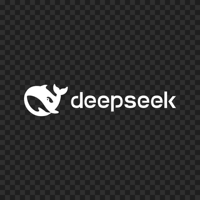 DeepSeek white logo