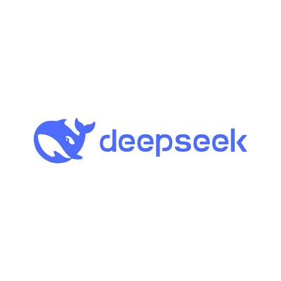 DeepSeek logo on white background