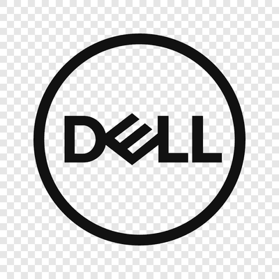 Dell black logo