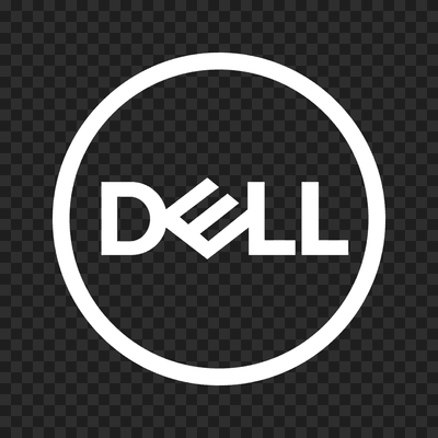 Dell white logo