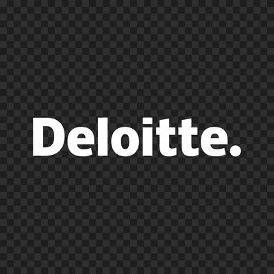 Deloitte white logo