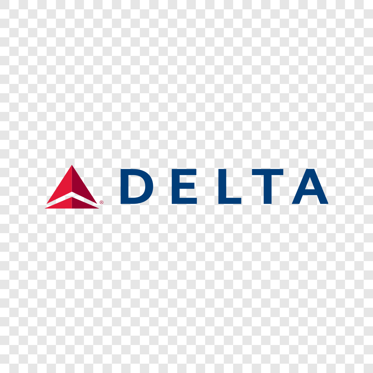 Logo Delta Air Lines PNG transparan