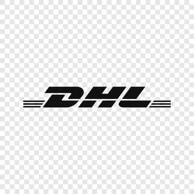 DHL black logo