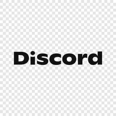 Discord black logo