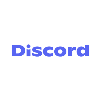 Discord logo on white background