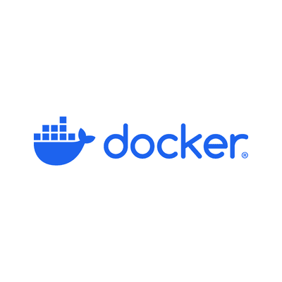Docker logo on white background