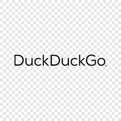 DuckDuckGo black logo