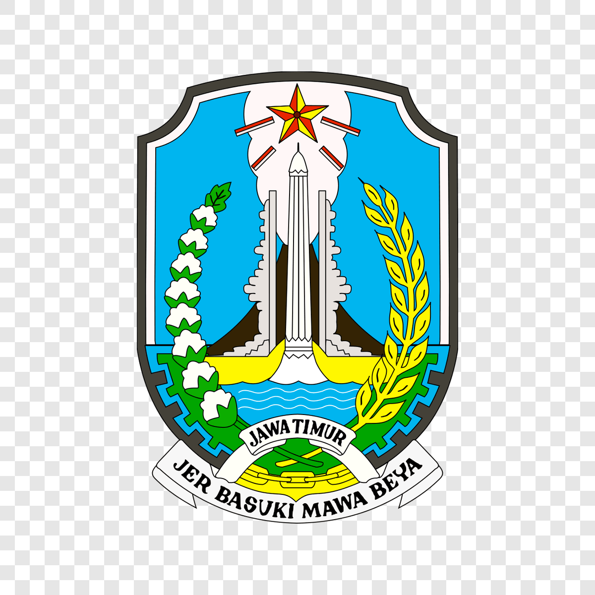 East Java Province logo transparent PNG